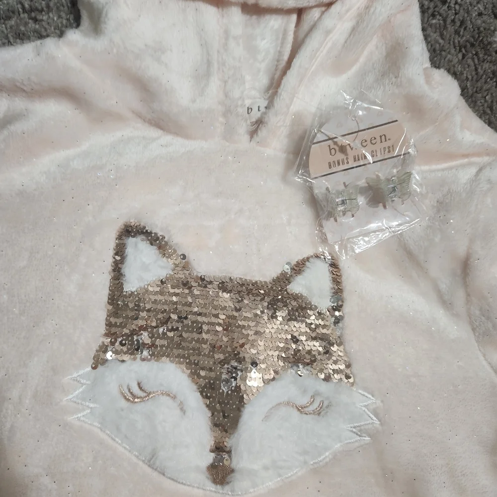 btween Light Pink Fox Hoodie